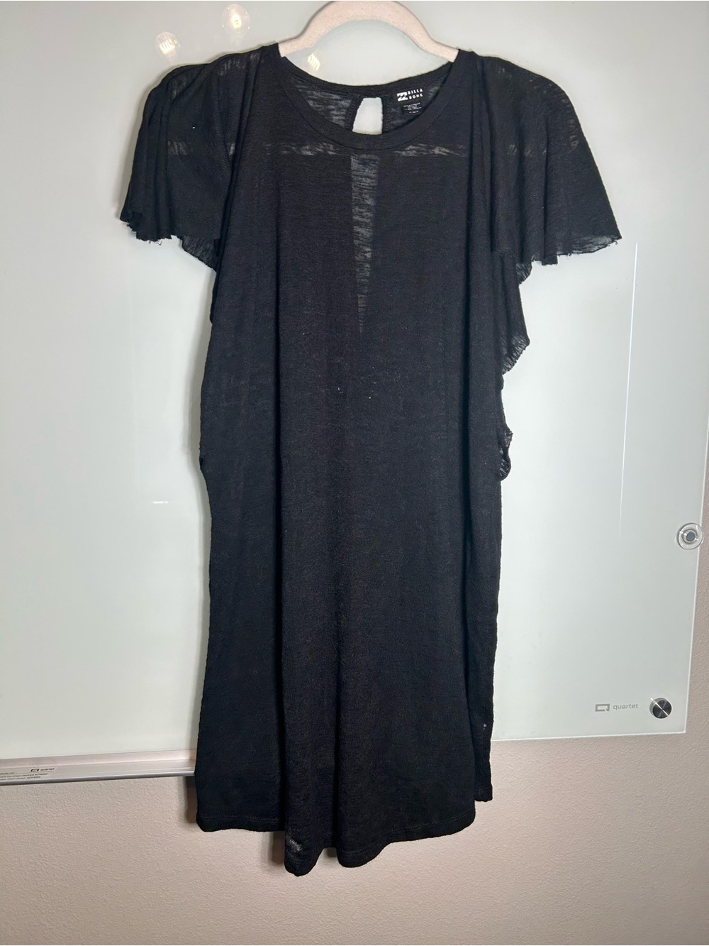 Billabong Black Women's Swim Coverup Tee